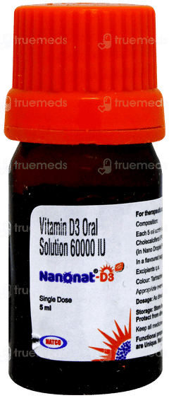Nanonat D3 Sugar Free Solution 5Ml