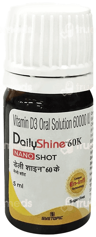 Dailyshine 60K Nano Shot Sugar Free Solution 5Ml