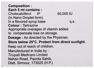 Klm D3 Nano Shot Pineneapple Flavour Sugar Free Solution 5Ml