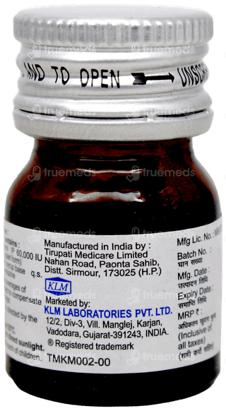 Klm D3 Nano Shot Pineneapple Flavour Sugar Free Solution 5Ml