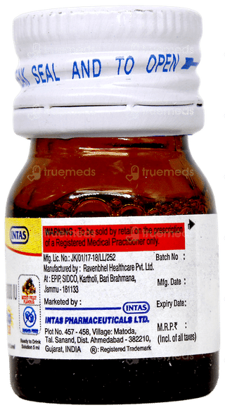 Calcitas D3 Nano Shot Mixed Fruit Flavour Sugar Free Solution 5Ml