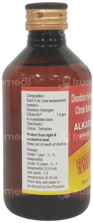 Alkasol Sugar Free Solution 200Ml