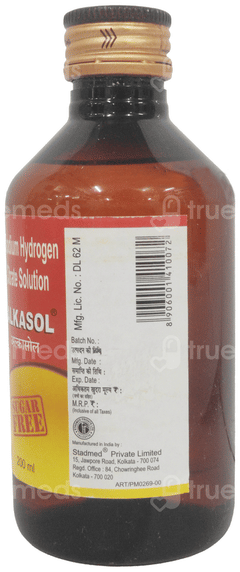 Alkasol Sugar Free Solution 200Ml