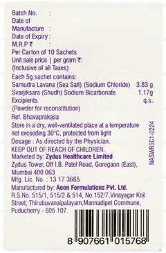 Nasoclear Nasal Wash 5gm Refill Pack Of 10 Sachets