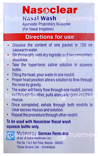 Nasoclear Nasal Wash Refill Pack 10