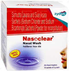 Nasoclear Nasal Wash 5gm Refill Pack Of 10 Sachets