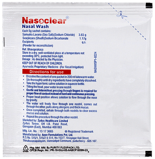 Nasoclear Nasal Wash Refill Pack 10