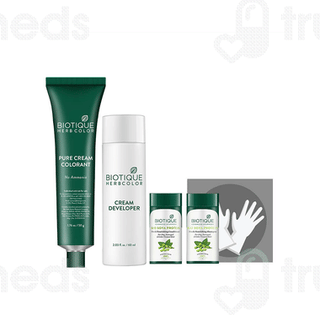 Biotique Herbcolor Darkest Brown Pack 1