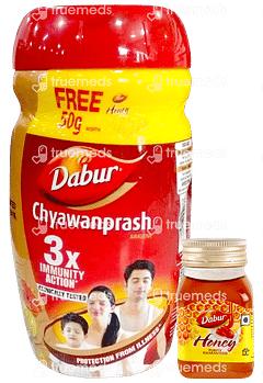 Dabur 3x Immunity Action Chyawanprash 950 GM With Honey 50 GM Free Combipack 1