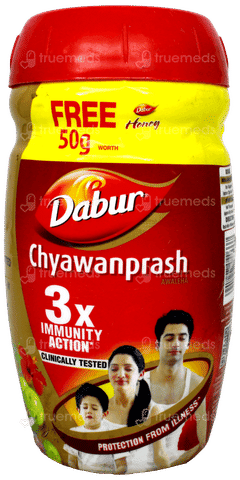 Dabur Chyawanprash 3X Immunity Action 950Gm With Dabur Honey 50Gm Free