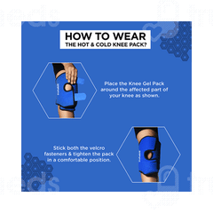 Truhabit Hot & Cold Ice Pack For Knee 1 Truhabit Hot & Cold Ice Pack For Knee 1