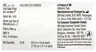 3m Micropore 1530-0 1.25cm× 9.1m Adhesive Tape 1