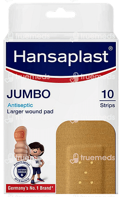 Hansaplast Jumbo Antiseptic Larger Wound Pad 10