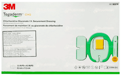 3M Tegaderm Chg 1657R 8.5Cm X 11.5Cm Dressing 1
