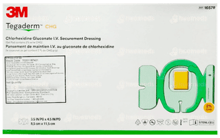 3M Tegaderm Chg 1657R 8.5Cm X 11.5Cm Dressing 1