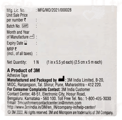 3M Micropore 1530S-1 2.5Cm X 5M Adhesive Tape 1