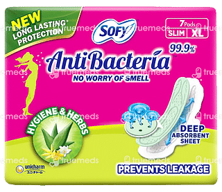 Sofy Antibacteria Extra Long Sanitary Pads Packet Of 7