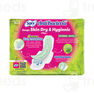 Sofy Antibacteria New Long Lasting Protection Slim Xl Sanitary Pads 7
