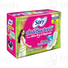 Sofy Antibacteria New Long Lasting Protection Slim Xl Sanitary Pads 7