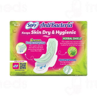 Sofy Antibacteria Slim Xl Sanitary Pads 14