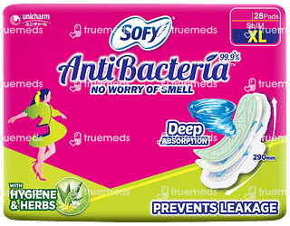 Sofy Antibacteria Extra Long Sanitary Pads Packet Of 28