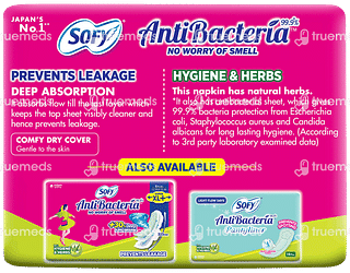 Sofy Antibacteria Extra Long Sanitary Pads Packet Of 28