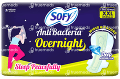Sofy Antibacteria Overnight Xxl Sanitary Pads 10