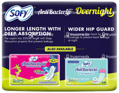 Sofy Antibacteria Overnight Xxl Sanitary Pads 20