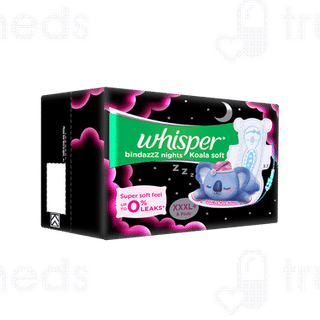 Whisper Bindazzz Nights Koala Soft Xxxl+ Sanitary Pads 8
