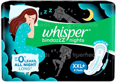 Whisper Bindazzz Nights Xxl+ Sanitary Pads 6