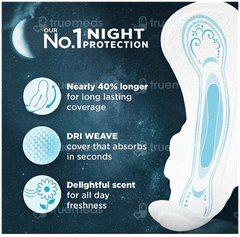 Whisper Bindazzz Nights Xxl+ Sanitary Pads 6