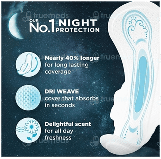 Whisper Bindazzz Nights Xxl+ Sanitary Pads 6