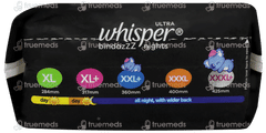 Whisper Bindazzz Nights Xxl+ Sanitary Pads 16