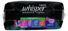 Whisper Bindazzz Nights Xxxl Sanitary Pads 10