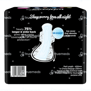 Whisper Bindazzz Nights Sanitary Pads Xxxl 20 Pads