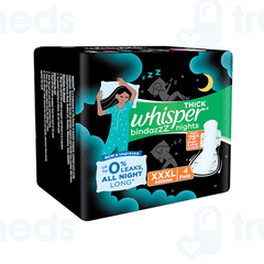 Whisper Bindazzz Nights Xxxl Pads 4