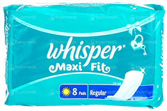 Whisper Maxi Fit Regular Sanitary Pads 8