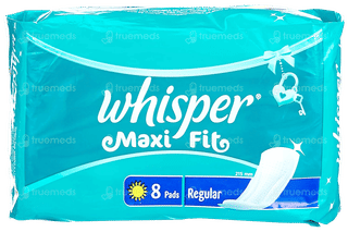Whisper Maxi Fit Regular Sanitary Pads 8