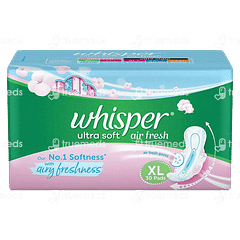 Whisper Ultra Soft Xl Sanitary Pads 30