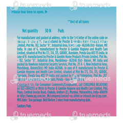 Whisper Ultra Soft Xl Sanitary Pads 30