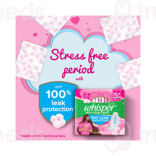 Whisper Ultra Soft Xl Sanitary Pads 30