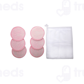 Mee Mee Washable Cotton Maternity Pink Breast Pads 6