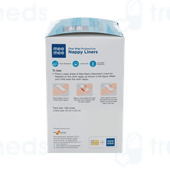 Mee Mee One Way Protective Nappy Liners 100