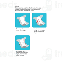 Mee Mee One Way Protective Nappy Liners 100