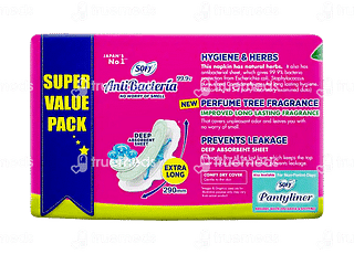 Sofy Antibacteria 99.9% Sanitary Pads Extra Long Super Saver Pack 48 Pad