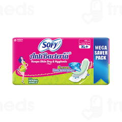 Sofy Antibacteria 99.9% Ultra Slim Super Xl+ Sanitary Pads 44 Sofy Antibacteria 99.9% Ultra Slim Super Xl+ Sanitary Pads 44