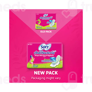 Sofy Antibacteria 99.9% Ultra Slim Super Xl+ Sanitary Pads 44