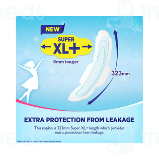 Sofy Cool Freshness New Menthol Fresh Ultra Slim Super Xl+ Sanitary Pad 44