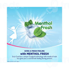 Sofy Cool Freshness New Menthol Fresh Ultra Slim Super Xl+ Sanitary Pad 44 Sofy Cool Freshness New Menthol Fresh Ultra Slim Super Xl+ Sanitary Pad 44