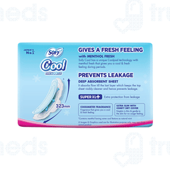 Sofy Cool Freshness Menthol Fresh Sanitary Pad Super Xl+ 6 Pad Sofy Cool Freshness Menthol Fresh Sanitary Pad Super Xl+ 6 Pad